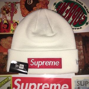 Supreme New Era Box Logo Beanie FW16